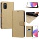 thumbnail image 3 of Cartera para Samsung Galaxy A03s con Bolsillo de Tarjetas, Dorado, 3 of 6