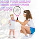 thumbnail image 4 of Raqueta de tenis AMA SPORT Kids Junior para niños de 17 a 25 años, color rosa y amarillo, 4 of 6