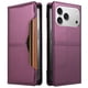 thumbnail image 1 of Funda Billetera para [iphone 17 Promax/18 Promax] Tarjetero Magnético Soporte Morado, 1 of 6