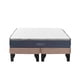 thumbnail image 1 of Cama Europea Galaxy 2 Plazas 150x190 cm Base Colchón Negro Beige, 1 of 3