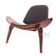 thumbnail image 3 of Silla Eames Shell Café/Negro, 3 of 5