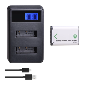 Genérico - Batería Np-Bx1 + Cargador Doble Bc-Csxb Alternativo Sony