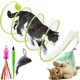 thumbnail image 1 of Túnel para gato CATENEED plegable verde con 5 juguetes, 1 of 7