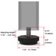 thumbnail image 4 of Patas Niveladoras Para Muebles 5 16 18 De Acero Inoxidable 24 Unidades, 4 of 6