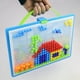 thumbnail image 4 of 296 Pcs Mushroom Nails Pegboard Educational Colourful Jigsaw Puzzle Building Bricks Creative DIY Mosaic Toys For Kids & Toddlers, 4 of 4