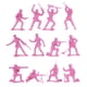 thumbnail image 4 of Toy Soldiers TimMee Plastic Army Men, rosa, 48 piezas, fabricado en EE. UU., 4 of 6