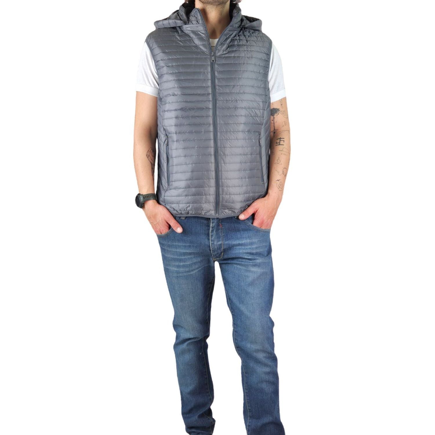 Likeshop - Parka Sin Mangas Hombre Chaqueta Premium Excelente Calidad H72