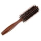 thumbnail image 2 of pelo redondo del cepillo del cuidado del cabello de la fibra de la manija de madera contra striaght de la pérdida del pelo, 2 of 5