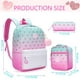 thumbnail image 2 of New Cute hot stamping love backpack Laptop bag girls backpack with Lunchbag and Penbag for school travelling picnic, 2 of 3