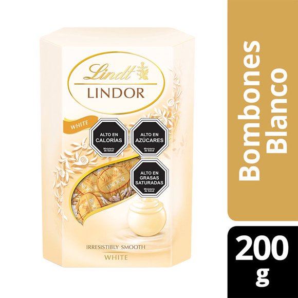 Estuche Chocolate Lindor White, 200 g