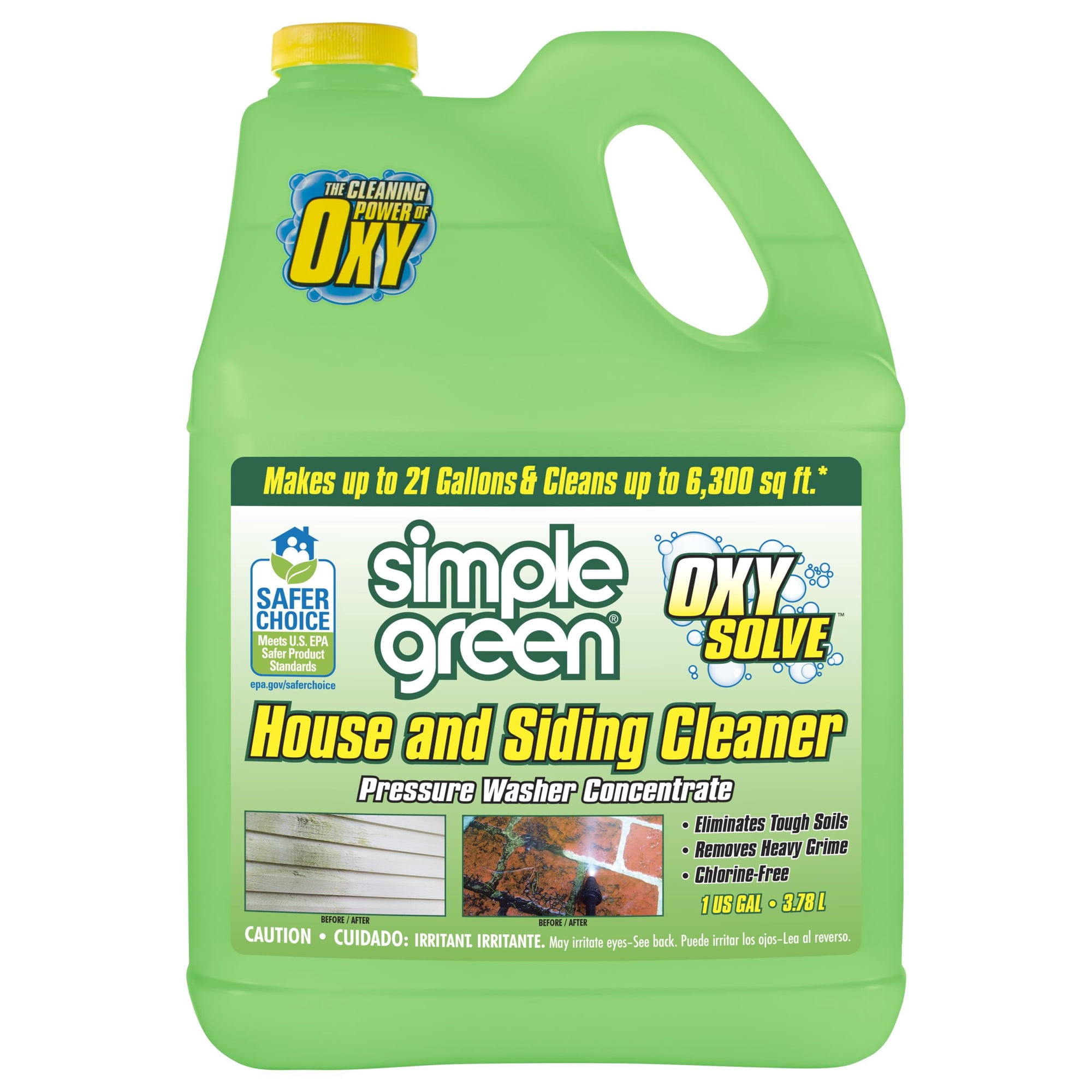 Simple Green - Limpiadora A Presión Oxy Solve House & Siding, 3,78 L