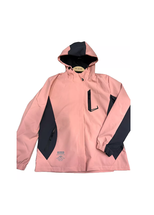 Genérico - Chaqueta Cortaviento Deportiva Ultra Liviana Micropolar Rosa, Talla L