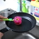 thumbnail image 2 of Cepillo de limpieza con forma de flor, para sartenes, ollas, platos, cepillos, herramienta creativa de limpieza de cocina, color rosa y rojo, 2 of 5