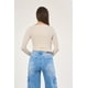 thumbnail image 3 of Polera Manga Larga Recogido Lateral Vw1770 Crudo, 3 of 3