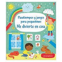 Usborne - Libro Me Divierto En Casa Pasatiempos Y Juegos