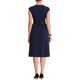 thumbnail image 3 of INSPIRE CHIC Vestido Elegante de Mujer con Mangas Cortas y Cinturón para el Trabajo Vestidos de Tubo Azul Oscuro 2XL, 3 of 6