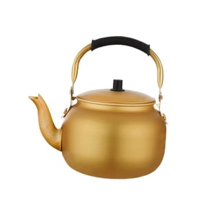 Bothyi - Hervidor De Agua De Aluminio Tetera Hervidor De Agua Portátil Dorado Para Acampar Al Aire Libre 4L