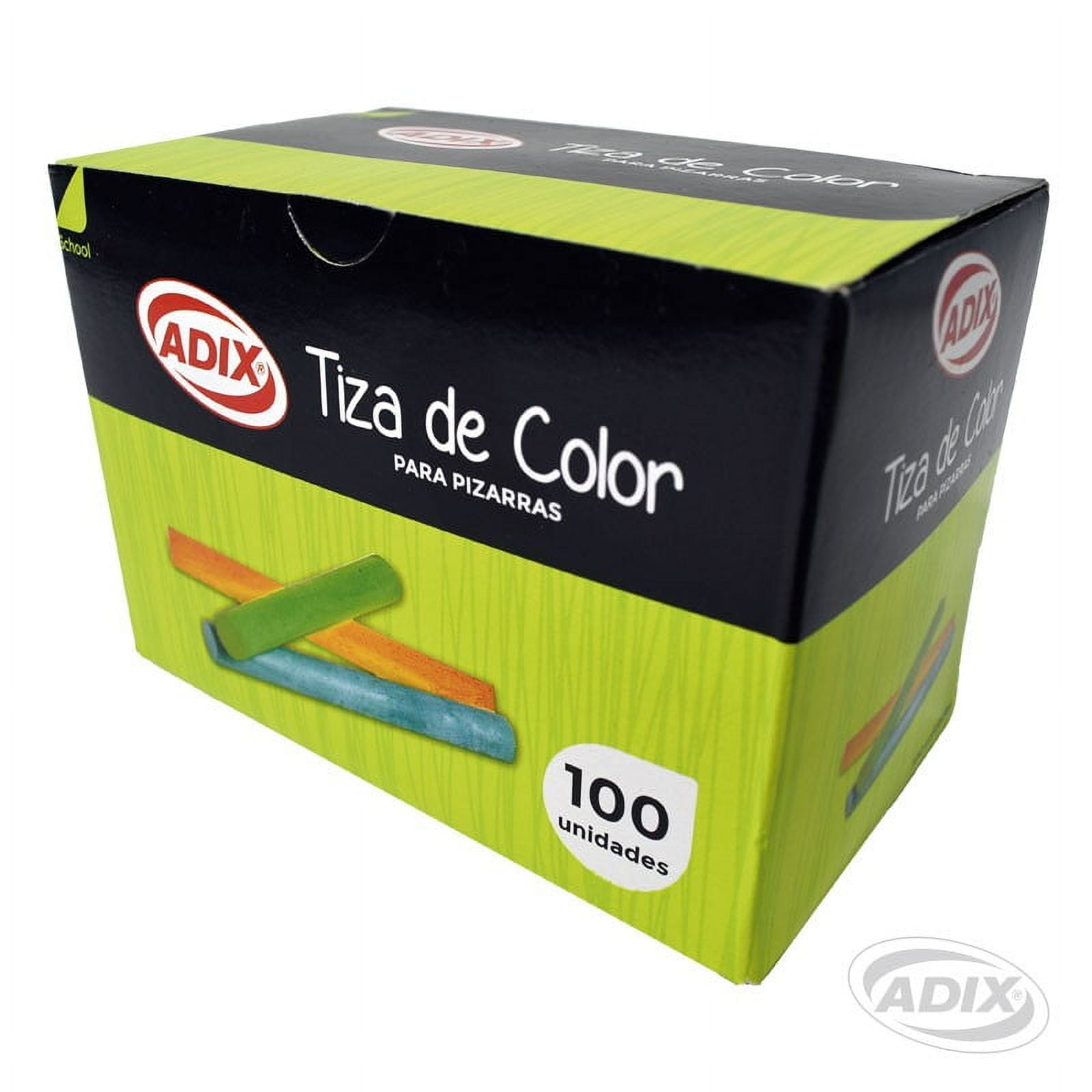 Adix - Tiza Colores 100 Unid.