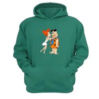 Genérico - Polerón Canguro Los Picapiedras Verde Aguamarina Talla Xl Unisex