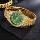 thumbnail image 5 of Reloj HUNRUY Hip Hop Iced-Out Bling Diamond Luxury para hombre, 5 of 7