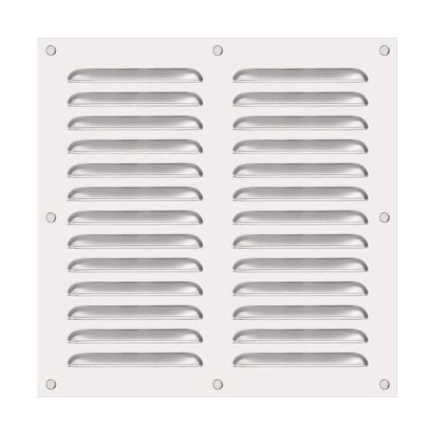 Uxcell 12x12" Cubierta de Ventilación de Acero Inoxidable Rejilla Cubierta de Ventilación con Malla Incorporada Plata