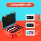 thumbnail image 3 of Estuche protector impermeable para la consola Nintendo Switch - Maleta de viaje portátil con diseño duradero para los accesorios de la consola de juegos.-Naranja-azul, 3 of 7