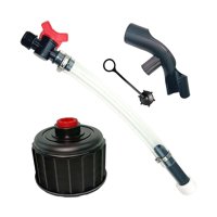 Magideal - Manguera Para Jarra De Combustible Manguera Para Jarra De Llenado De Combustible Con Válvula Fácil De Instalar Accesorios De Montaje Con Junta Tórica