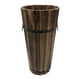 thumbnail image 1 of Macetero De Madera Tipo Barril Alargado Jardin Terraza L, 1 of 7