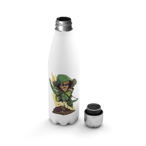 Creango - Botella Agua Termica Flecha Verde Dc De Acero Inoxidable