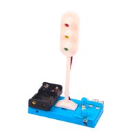 Magideal - Juguete De Semáforo, Ayuda Para Enseñanza De Física, Circuito Simple, Juguetes De Señal De Tráfico, Juguete Educativo Diy, Estudio De Física Física,