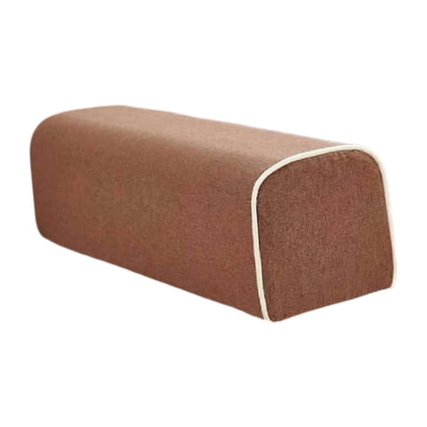 Bothyi - Cojín De Lino Compacto Para Reposabrazos De Sofá Cama, Color Marrón