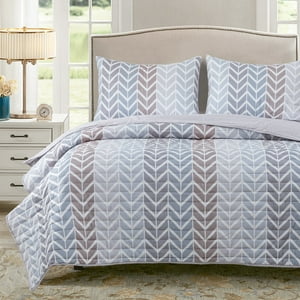 Dib - Quilt Reversible Estam 2P Zigzag Beige