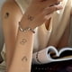 thumbnail image 2 of 6 Pcs/ Set Magic Tattoo Sticker Waterproof Long Lasting 15 Days Fake Tattoo Temporary Tattoo Minimalist Tattoo, 2 of 2