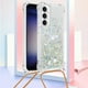 thumbnail image 5 of Funda FOXDOCK para Samsung Galaxy S23 FE con Cuerda Ajustable, Brillo Líquido, Protección Antigolpes y Lente – Ideal para Regalo, 5 of 6