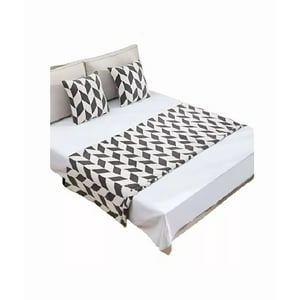 Genérico - Piecera Peluda Con 2 Fundas De Cojín Color Negro