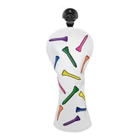 Magideal - Cubierta De Para Golf De Material Cuero Impermeable, Cubierta Híbrido De Conductor, Funda Protectora, Accesorios De Patrón 9.5X24Cm