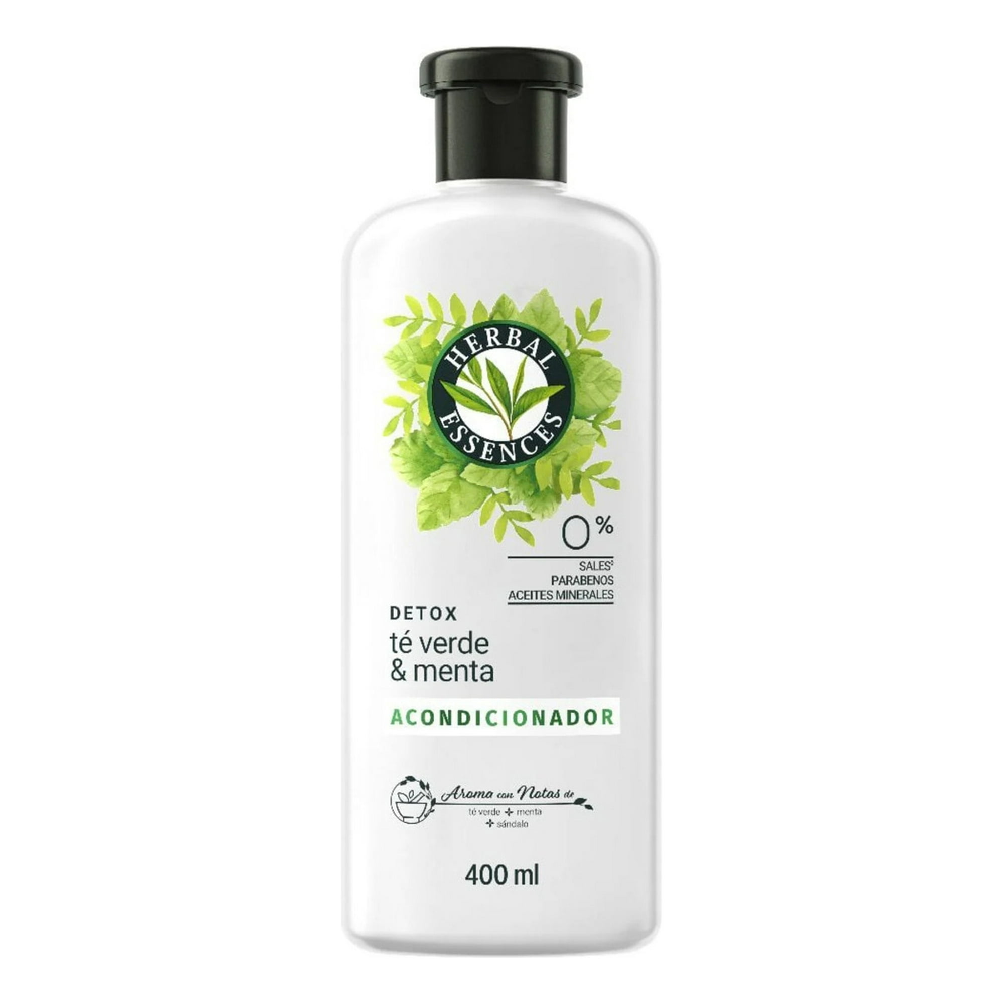 Acondicionador Detox Té Verde & Menta 400 ml Herbal Essences