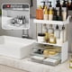thumbnail image 5 of Organizador StorBin para mostrador de baño, 3 cajones, 5 niveles, transparente, 5 of 7