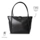 thumbnail image 4 of Tote Bag Para Mujer Soul Mediano Negro, 4 of 5