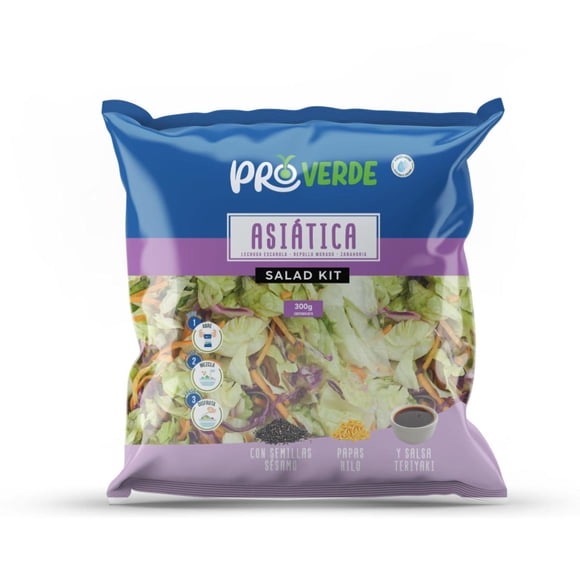 Ensalada Salad Kit Asiática Bolsa, 300 g