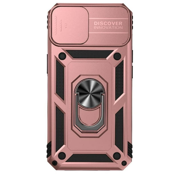 Estuche GANGXUN para iPhone 14, soporte giratorio 360°, estilo mecánico y magnético