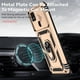 thumbnail image 4 of Estuche GANGXUN para Samsung Galaxy A03, soporte giratorio 360°, estilo mecánico y magnético, 4 of 5