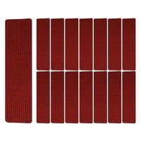 Magideal - 15X Peldaños De Escalera Cómodos Para Peldaños De Madera, Peldaños De Escalera, Corredores De Escalera, Peldaños De Escalera De Madera, Peldaños De Rojo