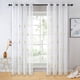 thumbnail image 1 of Panel de cortina Dolce Mela White Sheer Calabria 153 x 254 cm, 1 of 5