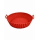 thumbnail image 1 of Bandeja Reutilizable de Silicona para Freidora de Air Fryer Roja, 1 of 3