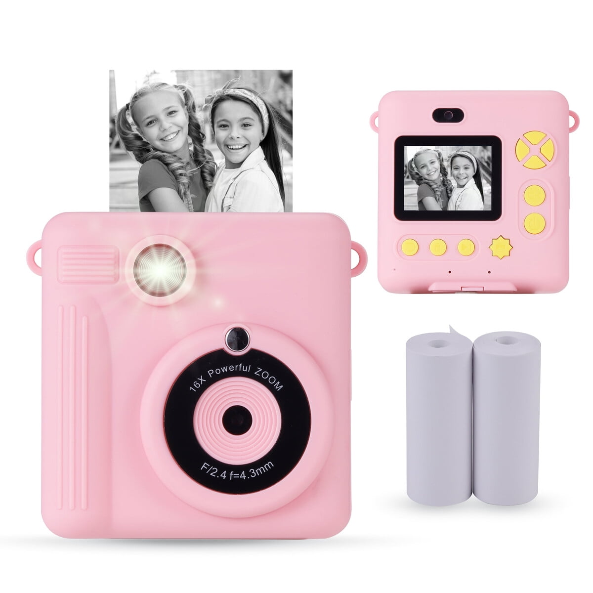 Camara Digital Vivitar Instaprint 12mp Pantalla Tactil Rosa