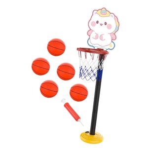 Ioensy - Juego De Aro De Baloncesto Para Niños, Red De Baloncesto Portátil Para Niños, Regalos, Práctica, Blanco