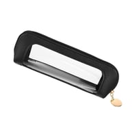 Ioensy - Bolsa Para Brochas De Maquillaje, Ideal Para El Hogar, La Oficina, Viajes, Accesorios, Con Cremallera, Color Negro.