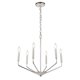 thumbnail image 1 of Lámpara Colgante Living District Enzo 6 Luces Cromo 56 cm, 1 of 9