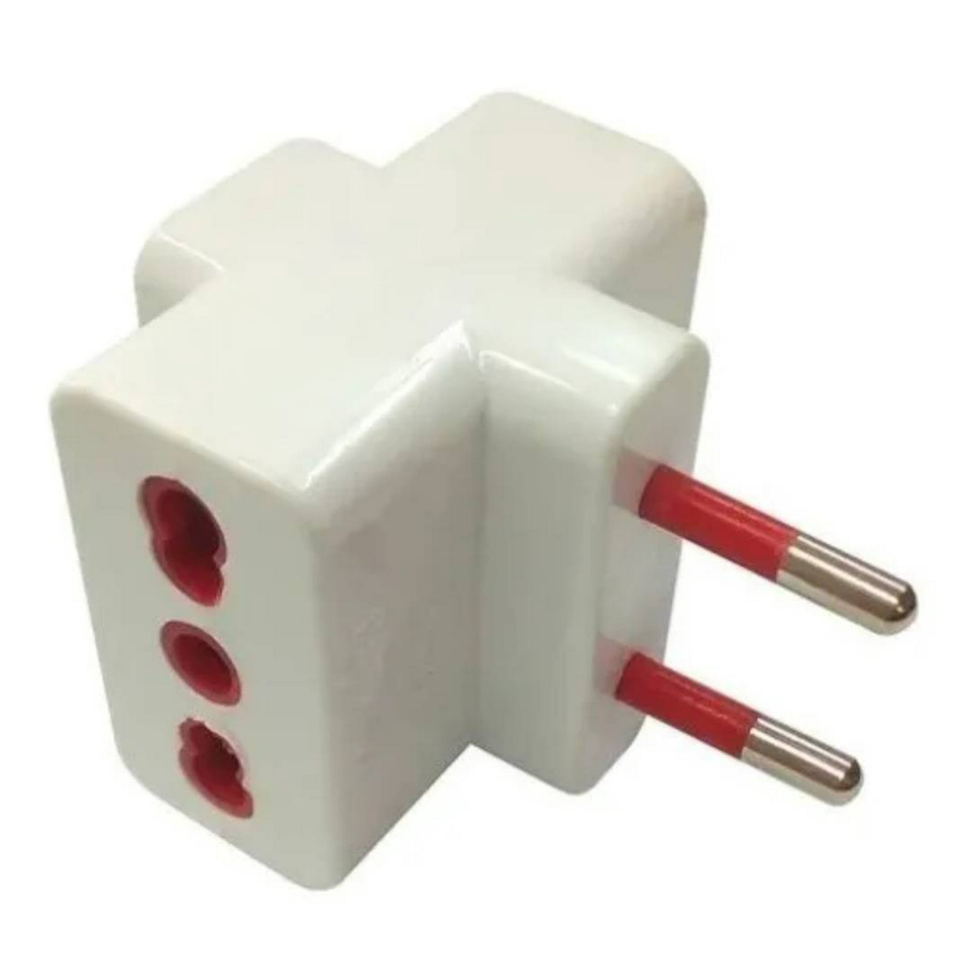 Mundo Eve - Enchufe Triple 10a Rojo